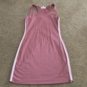 Light pink dress with no sleeves